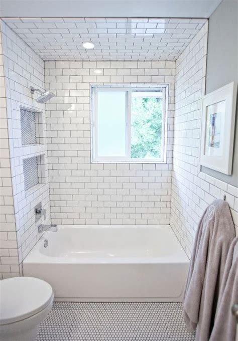 You want your bathroom to feel both relaxing and clean, which is why black and white is a universally appealing palette for this space. 35 small white bathroom tiles ideas and pictures