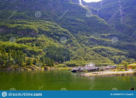 Beautiful Scene In Norway Fiords In Europe Stock Image Image Of