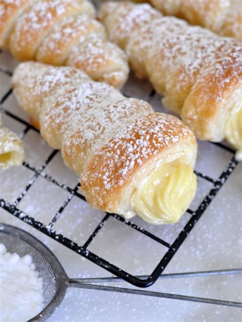 Italian cream horns are also sometimes referred to as cannoncini. Pin on a