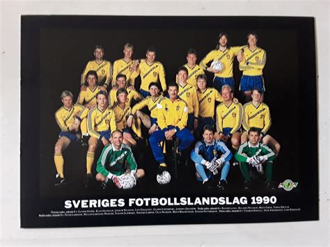 Officiella biljetter till alla sverigematcher. SVERIGES FOTBOLLSLANDSLAG 1990 (396630030) ᐈ Köp på Tradera