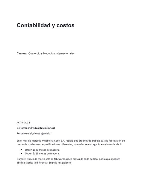 Contabilidad Y Costos Semana Actividad Tecmilenio Studocu The Best