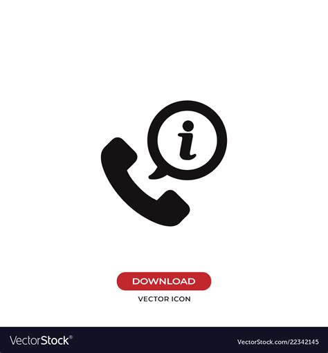 Phone Call Icon Royalty Free Vector Image Vectorstock