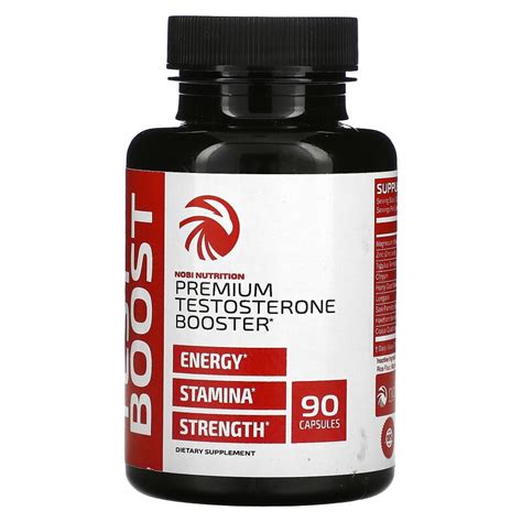 Nobi Nutrition Premium Testosterone Booster 90 Capsules Iherb