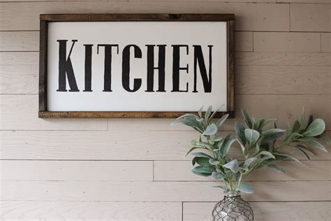 Farmhouse Kitchen Sign By Therambunctiousroost On Etsy Etsy