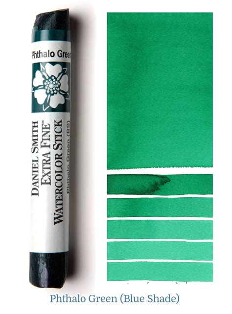 Phthalo Green (Blue Shade) Watercolor Stick - DANIEL SMITH Artists