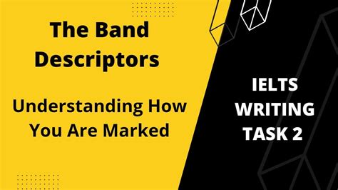 Ielts Writing Task 2 The Band Descriptors Youtube
