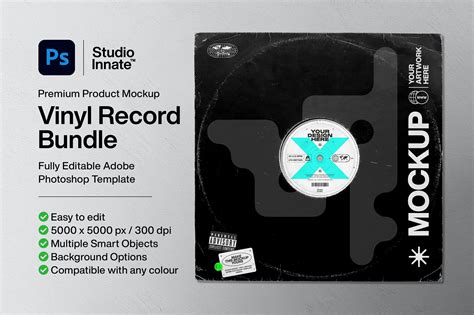 Vinyl Record Mockup Bundle Product Mockups Creative Market