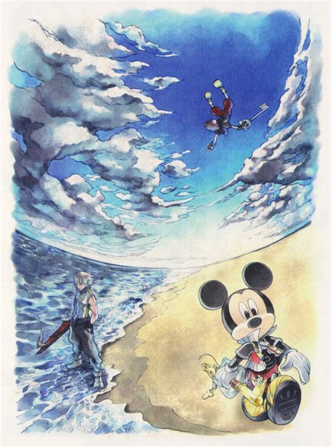 Nomura Tetsuya Mickey Mouse Riku Kingdom Hearts Sora Kingdom Hearts Kingdom Hearts