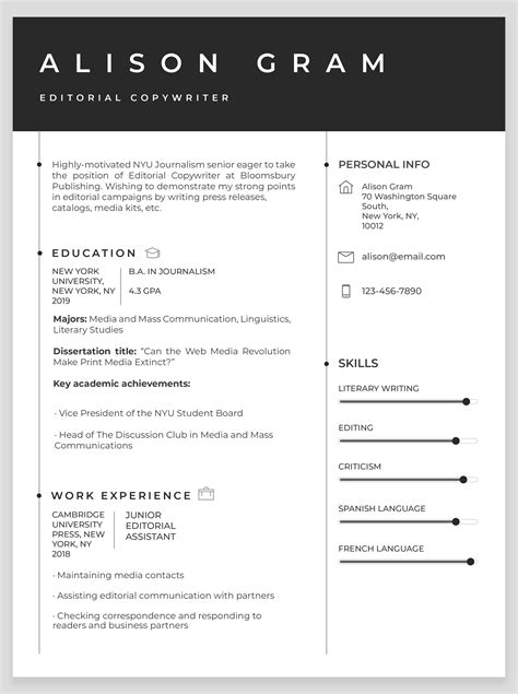 How To Make A Stunning Resume CV Template Inside CustomWritings Com
