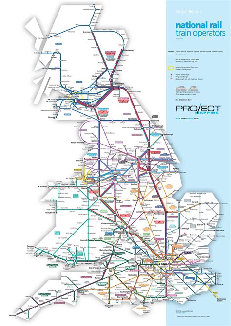 National Rail Map Of The Whole Of The Uk Mapfans