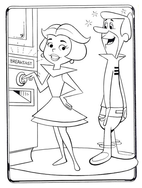 Jetsons Coloring Book Coloring Pages