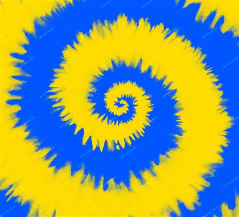 Blue Yellow Tie Dye Swirl Digital Paper Background Pattern Etsy Australia