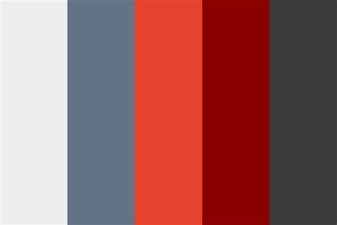 Red And Blue Color Palette