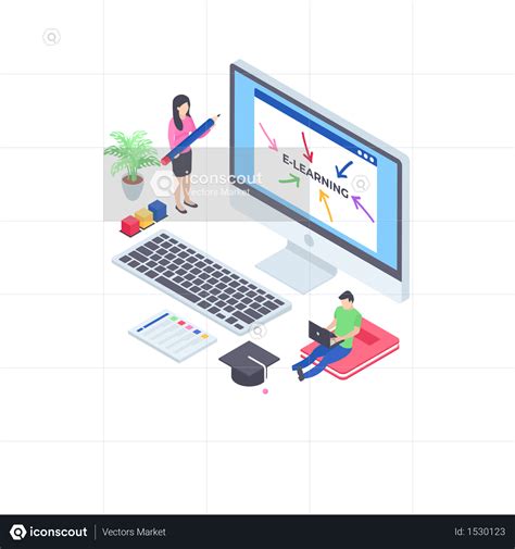 Premium E Learning Illustration download in PNG & Vector format ...