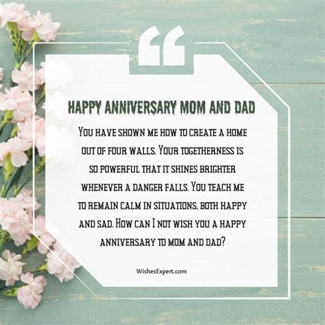58 Best Happy Anniversary Wishes For Mom And Dad