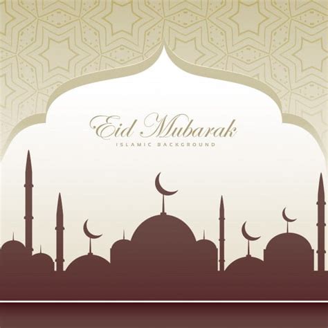 Elegant Design For Eid Mubarak Eps Vector Uidownload
