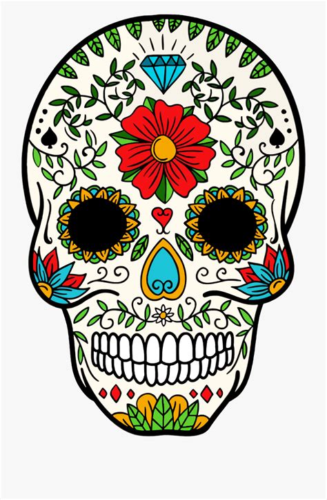 Dia De Los Muertos Skull Clipart 15 Free Cliparts Download Images On