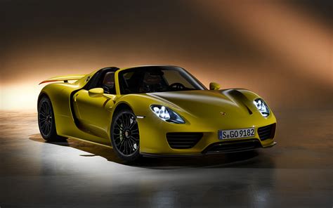 Yellow Porsche Sports Coupe Hd Wallpaper Wallpaper Flare