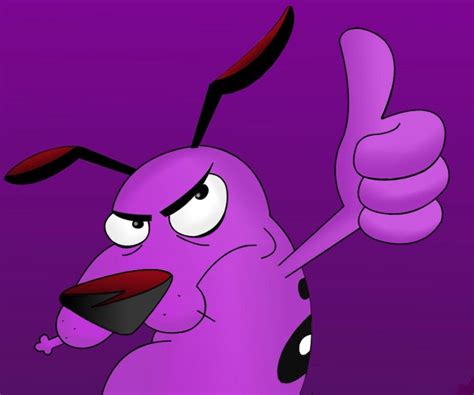 Courage The Cowardly Dog Purple Swag Purple Love All Things Purple