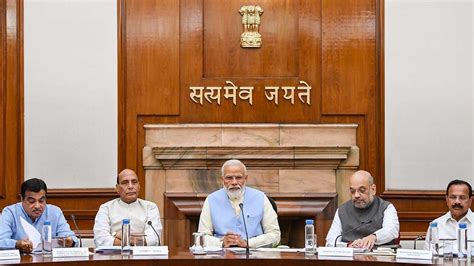 Modi 20 First Meeting Of Council Of Ministers On June 12