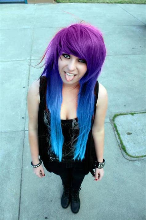 The prettiest pastel purple hair ideas #brown #and #purple #hair #25: dip dyed hair on Tumblr