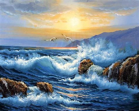 Beautiful Seascape Paintings Ocean Painting Seascape Paintings Oil