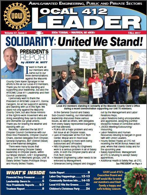 Local 412 Leader Uaw Local 412