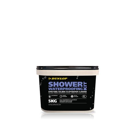 Shower Waterproofing Kit - Tiling Preparation | Dunlop Trade