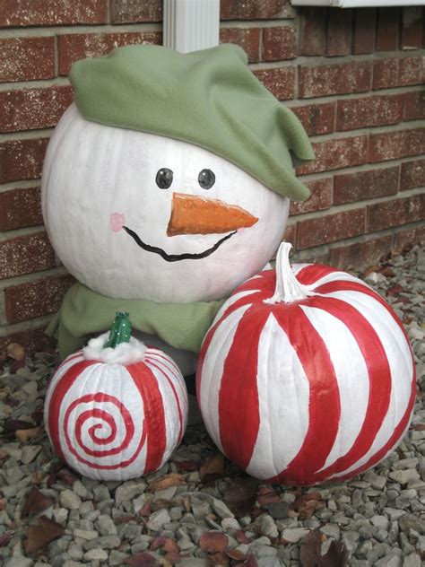 Decorate The Left Over Octobernovember Pumpkins And Display On The