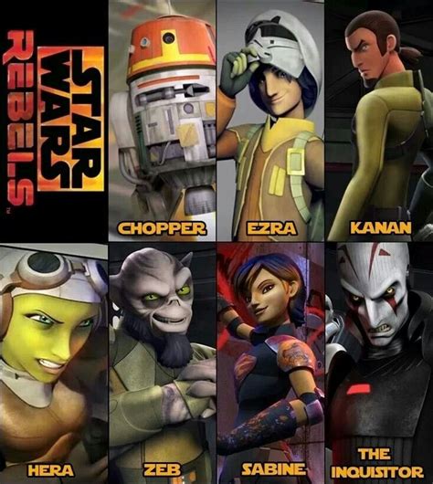 Rebels Characters Star Wars Rebels Star Wars Rebels Characters Star Wars