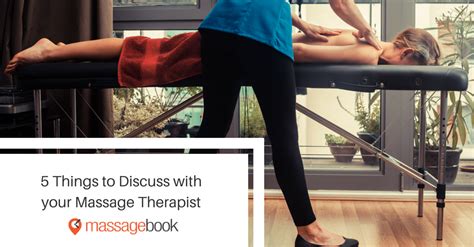5 Things Your Massage Therapist Should Know Massagebook