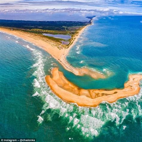 New Island Appears Off The Coast Of North Carolina Daily Mail Online