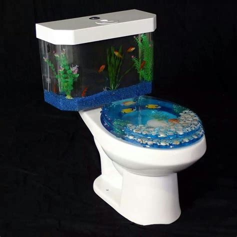 Fish Tank Toilet Cool Toilets Fish Tank Cool Fish Tanks