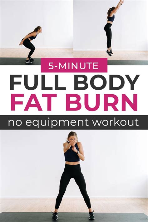 5 Minute Fat Burning Workout Video Nourish Move Love