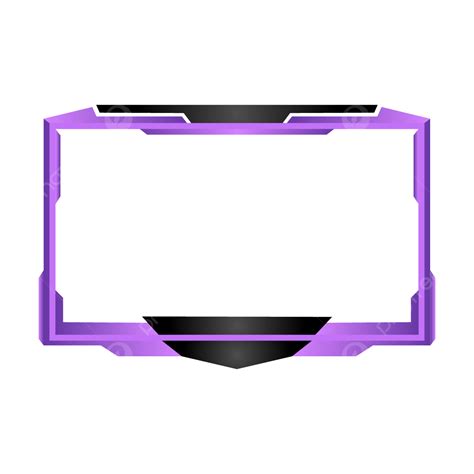 Webcam Clipart Transparent Background Purple Gaming Frame Webcam