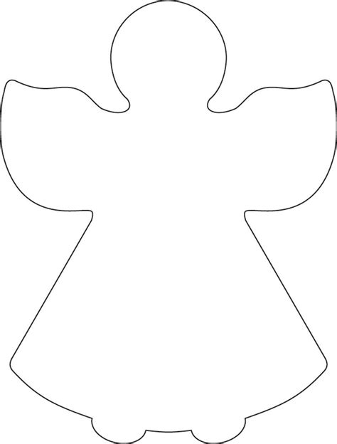Sticky Shape Notepad Angel In 2021 Christmas Ornament Template