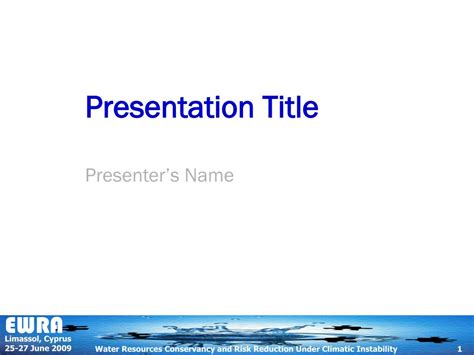 Ppt Presentation Title Presenters Name Powerpoint Presentation Free