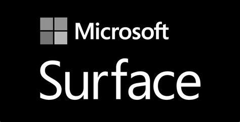 Microsoft Surface Logo Black And White Brands Logos