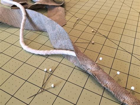 How To Make Fabric Covered Cording And Apply It To Your Project