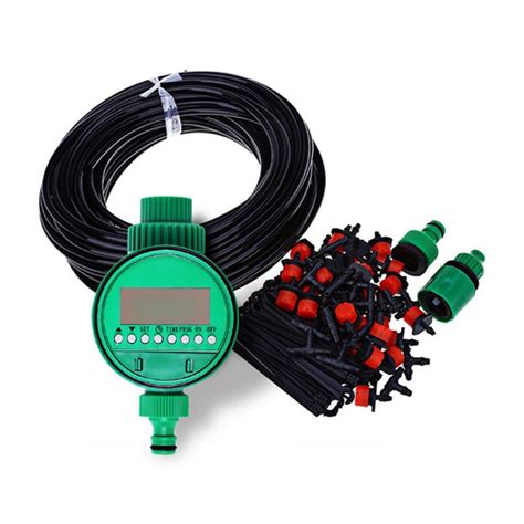 25m Drip Irrigation Kit Water Timer Smart Automatic Watering Timer