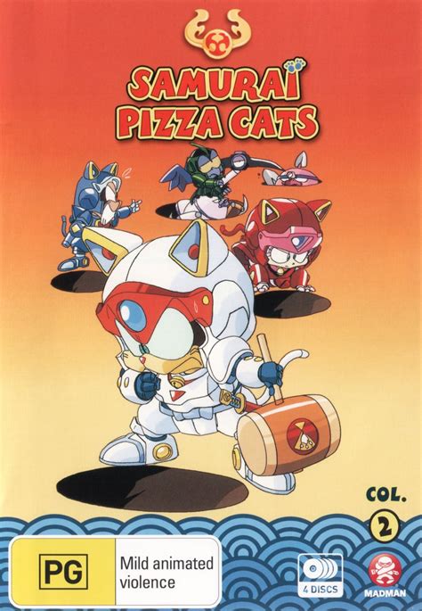 Samurai Pizza Cats Collection 2 Episodes 27 52 4 Discs