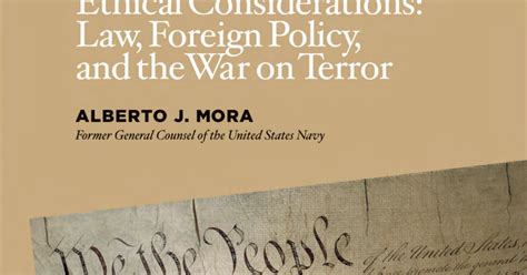 Ethical Considerations Law Foreign Policy And The War On Terror Carnegie Council For Ethics