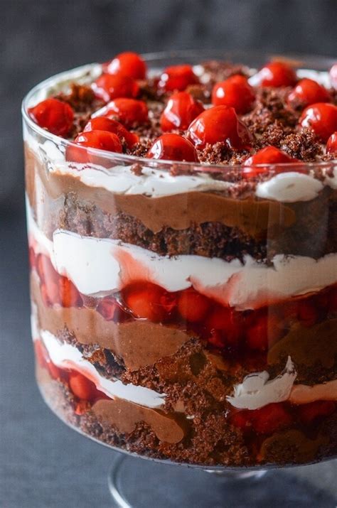 black forest trifle  novice chef