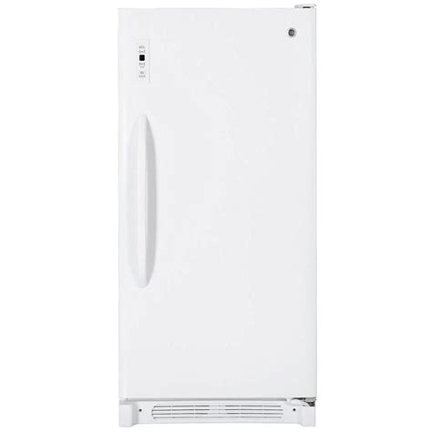 Ge 213 Cu Ft Frost Free Upright Freezer In White Energy Star GE 21 3