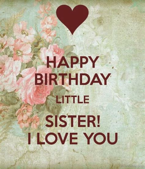 Happy Birthday To My Baby Sister Quotes Birthdaybuzz