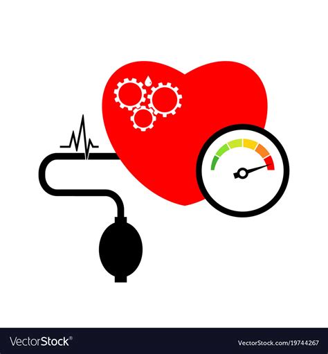 High Blood Pressure Vector Illustration Labeled Stock Sexiz Pix