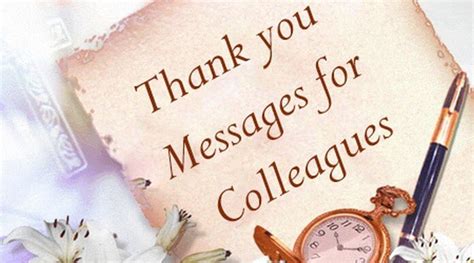 Thank You Notes For Colleagues Quotes And Messages Wishesmessagescom Images