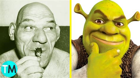 10 Personajes Animados Que Existen En La Vida Real Shrek Real
