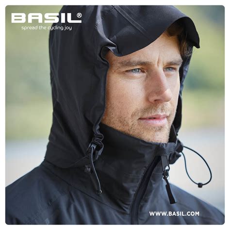 Basil Skane Bicycle Rain Jacket Men Black Basil