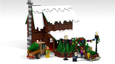 Lego Ideas Christmas Tree Shop